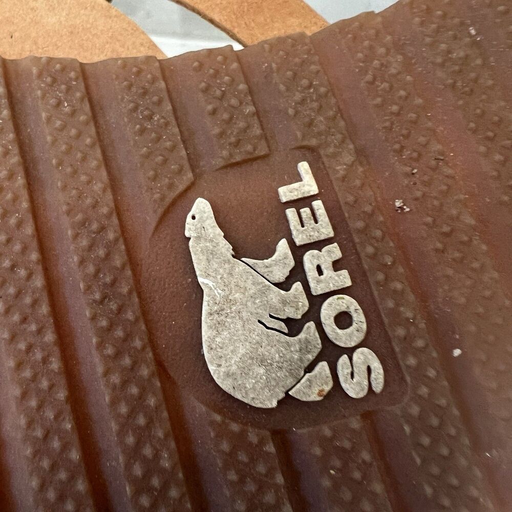 Sorel‎ Ella Slide Sandal Women’s 11 Slip On Leather Strappy - Picture 3 of 6